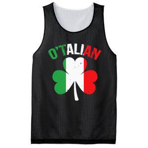 Funny Saint Patricks Day Irish Italian O'talian Mesh Reversible Basketball Jersey Tank