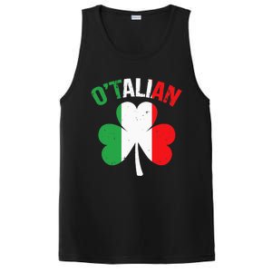 Funny Saint Patricks Day Irish Italian O'talian PosiCharge Competitor Tank