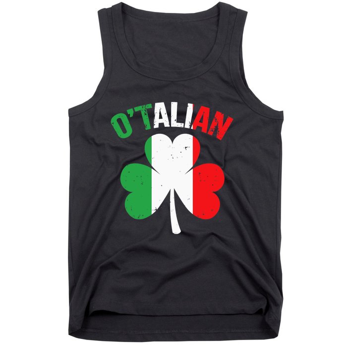 Funny Saint Patricks Day Irish Italian O'talian Tank Top