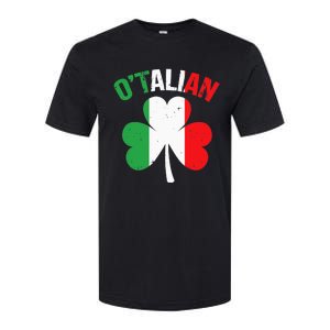 Funny Saint Patricks Day Irish Italian O'talian Softstyle CVC T-Shirt