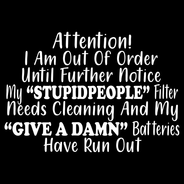 Funny Stupid People Filter Bucket Hat