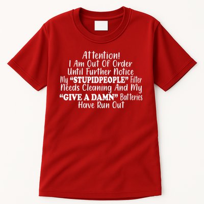 Funny Stupid People Filter Tall T-Shirt