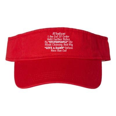Funny Stupid People Filter Visor