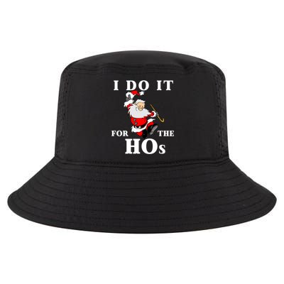 Funny Santa Quotes Festive Dancing Santa I Do It For The Hos Cute Gift Cool Comfort Performance Bucket Hat