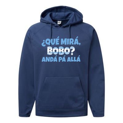 Funny Speech, Qué Mirás Bobo, Andá Pa' Allá Bobo Performance Fleece Hoodie