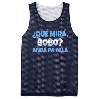 Funny Speech, Qué Mirás Bobo, Andá Pa' Allá Bobo Mesh Reversible Basketball Jersey Tank