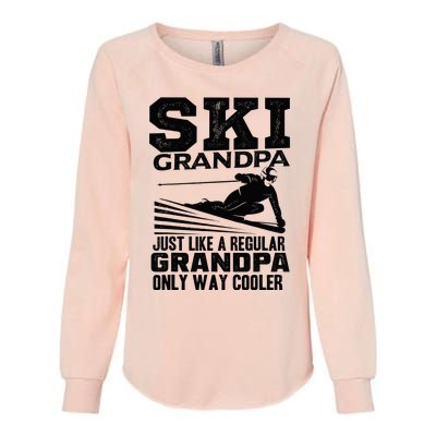 Funny Skiing Quote Ski Grandpa Grandfather Womens California Wash Sweatshirt