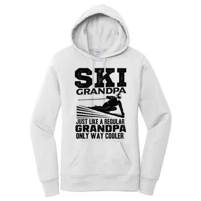 Funny Skiing Quote Ski Grandpa Grandfather Women's Pullover Hoodie