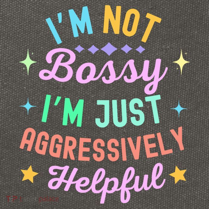 Funny Sarcastic Quote IM Not Bossy IM Aggressively Helpful Cotton Canvas Backpack