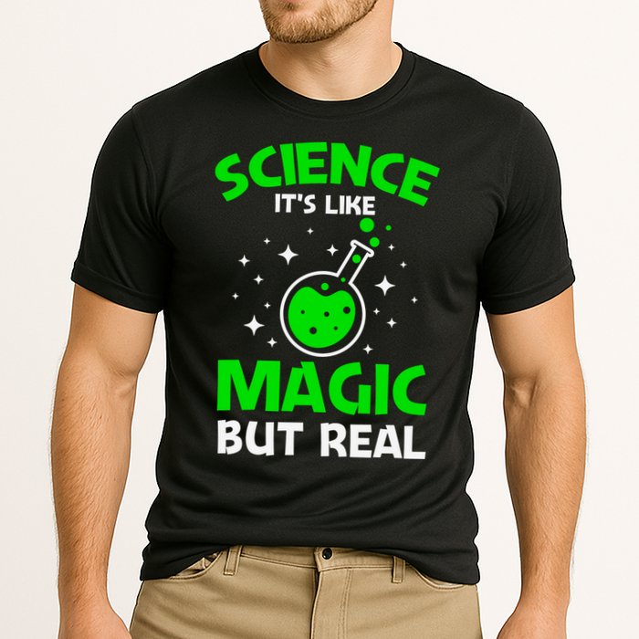 Funny Science Quote Science Teacher Retro Sunset Teacher Appreciation Cooling Performance Crew T-Shirt