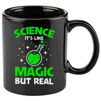 Funny Science Quote Science Teacher Retro Sunset Teacher Appreciation 11oz C Handle Ceramic Mug