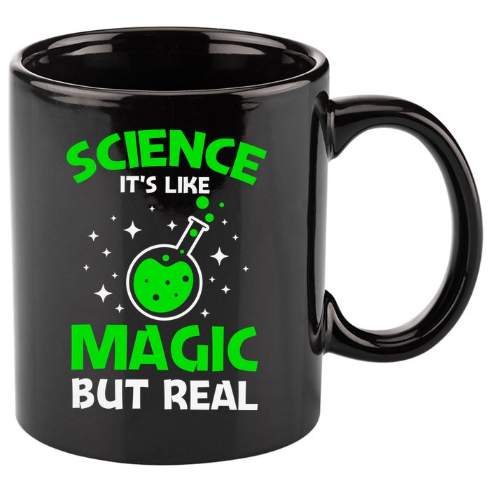 Funny Science Quote Science Teacher Retro Sunset Teacher Appreciation 11oz C Handle Ceramic Mug
