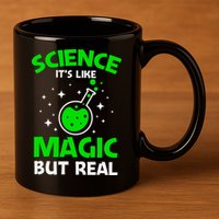 Funny Science Quote Science Teacher Retro Sunset Teacher Appreciation 11oz C Handle Ceramic Mug