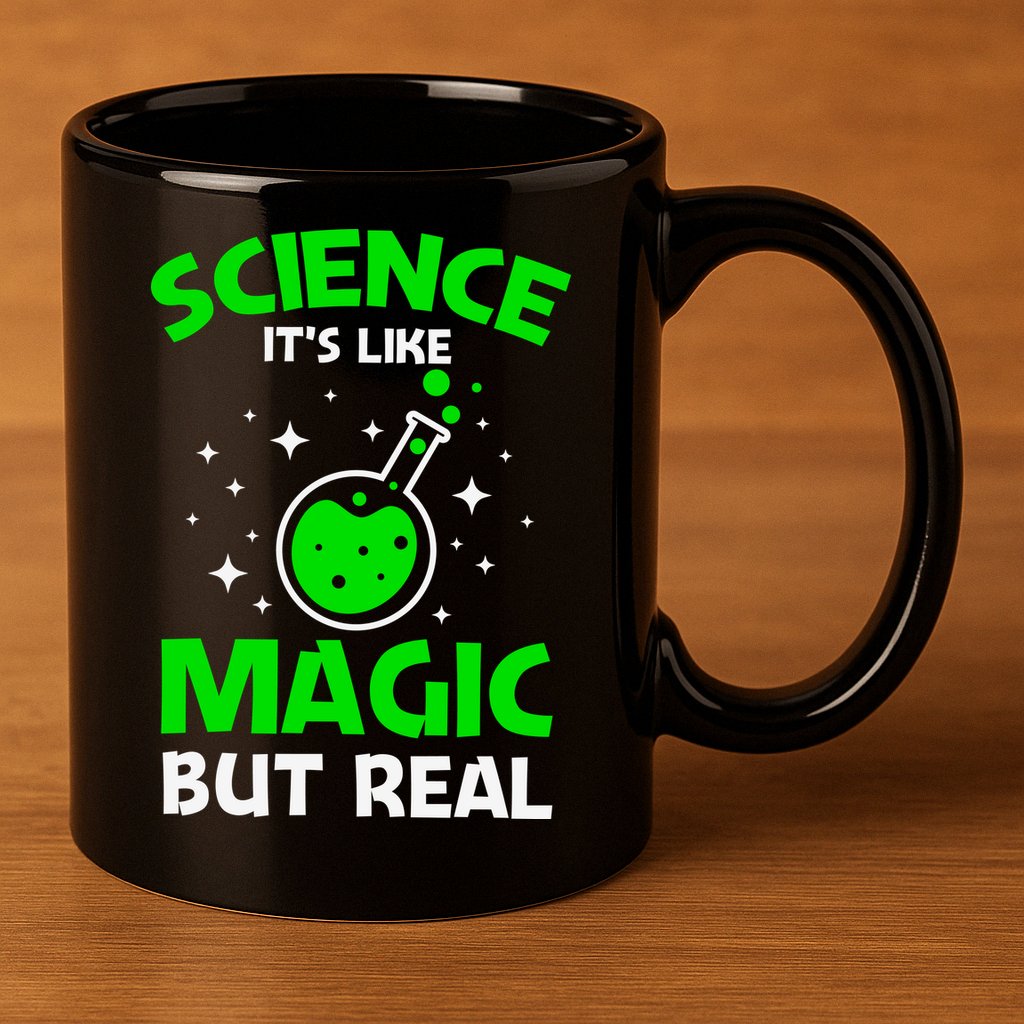Funny Science Quote Science Teacher Retro Sunset Teacher Appreciation 11oz C Handle Ceramic Mug