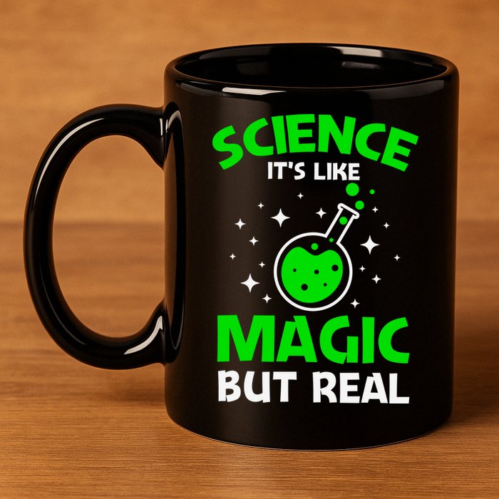 Funny Science Quote Science Teacher Retro Sunset Teacher Appreciation 11oz C Handle Ceramic Mug