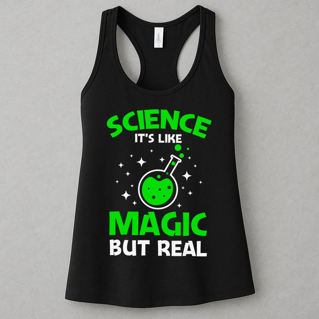 Funny Science Quote Science Teacher Retro Sunset Teacher Appreciation Womens Tank Top