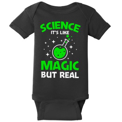 Funny Science Quote Science Teacher Retro Sunset Teacher Appreciation Baby Bodysuit