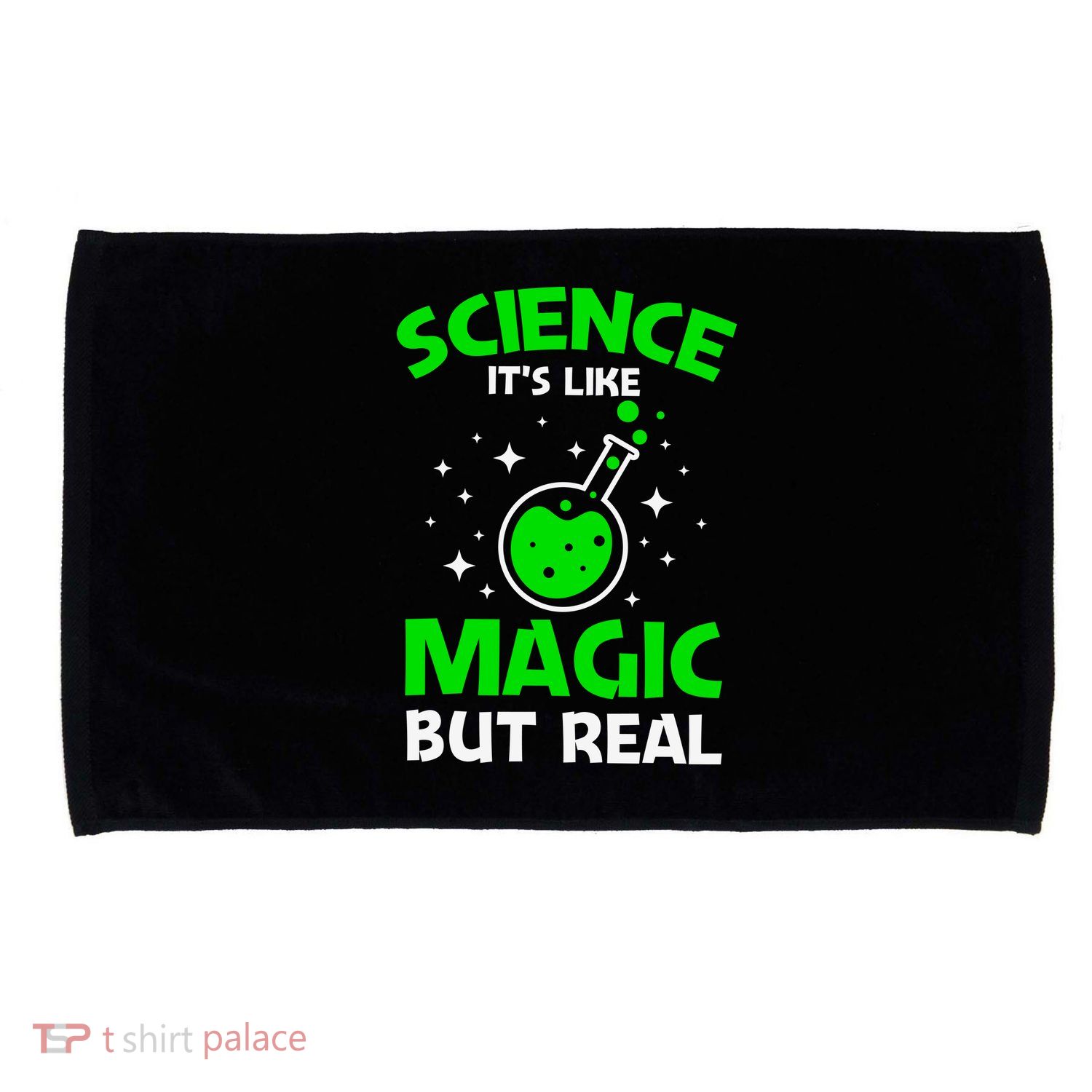 Funny Science Quote Science Teacher Retro Sunset Teacher Appreciation Microfiber Hand Towel