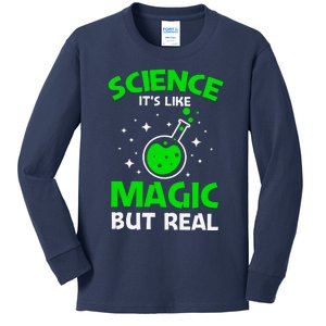 Funny Science Quote Science Teacher Retro Sunset Teacher Appreciation Kids Long Sleeve Shirt