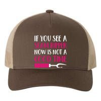 Funny Sewing Quilting Tailoring If You See A Seam Ripper Yupoong Adult 5-Panel Trucker Hat