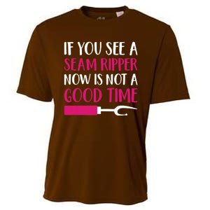 Funny Sewing Quilting Tailoring If You See A Seam Ripper Cooling Performance Crew T-Shirt