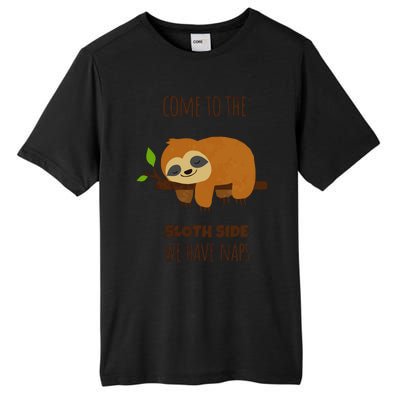 Funny Sloth Quote Funny Quote Sloth Lover Lazy Day Slogan Tall Fusion ChromaSoft Performance T-Shirt