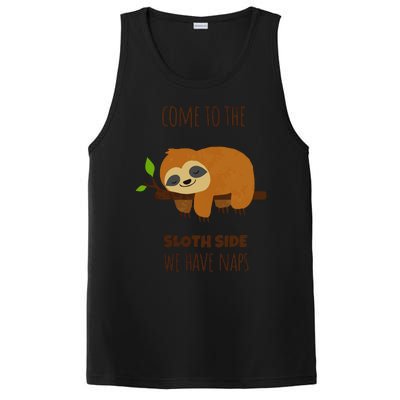 Funny Sloth Quote Funny Quote Sloth Lover Lazy Day Slogan PosiCharge Competitor Tank