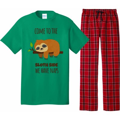 Funny Sloth Quote Funny Quote Sloth Lover Lazy Day Slogan Pajama Set