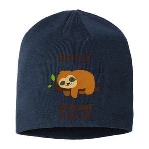 Funny Sloth Quote Funny Quote Sloth Lover Lazy Day Slogan Sustainable Beanie