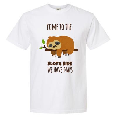 Funny Sloth Quote Funny Quote Sloth Lover Lazy Day Slogan Garment-Dyed Heavyweight T-Shirt