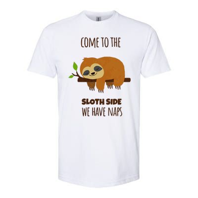 Funny Sloth Quote Funny Quote Sloth Lover Lazy Day Slogan Softstyle CVC T-Shirt