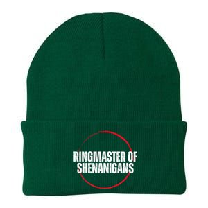 Funny Sarcasm Ringmaster Of Shenanigans Knit Cap Winter Beanie