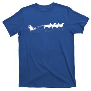 Funny Santa Riding Dachshund Dog Christmas Meaningful Gift T-Shirt