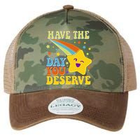Funny Sarcastic Retro Shooting Star Legacy Tie Dye Trucker Hat