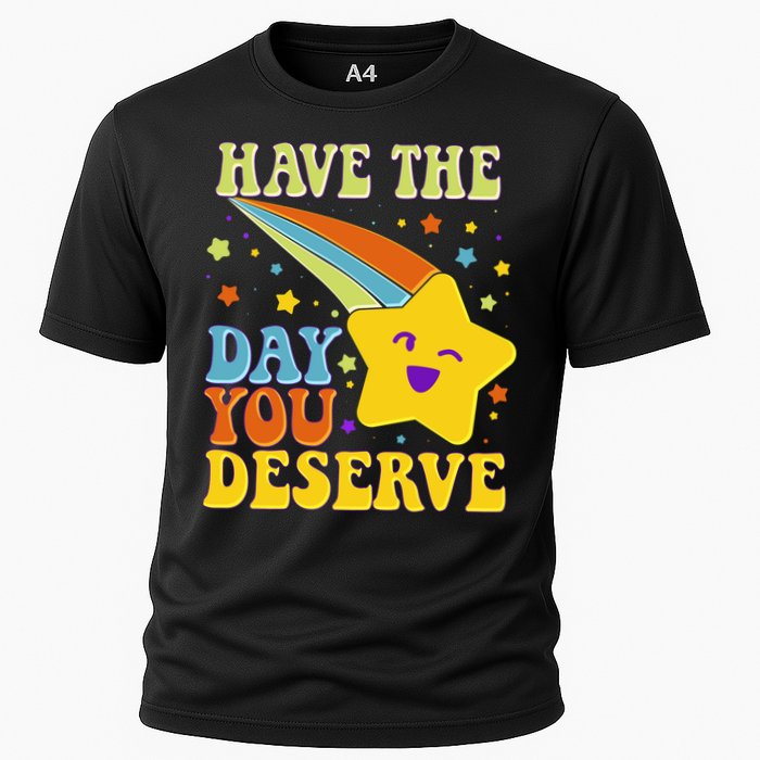 Funny Sarcastic Retro Shooting Star Cooling Performance Crew T-Shirt