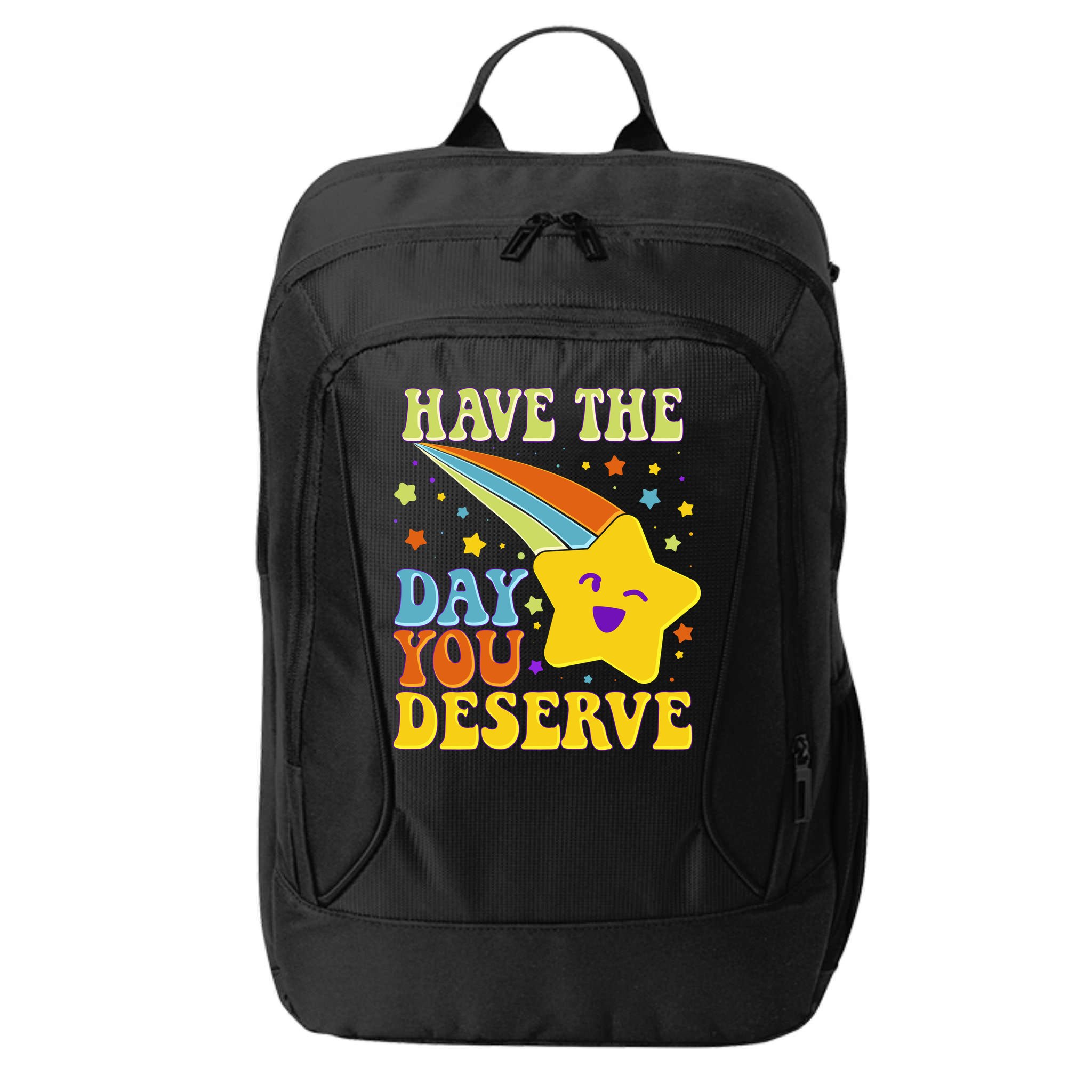 Funny Sarcastic Retro Shooting Star City Backpack