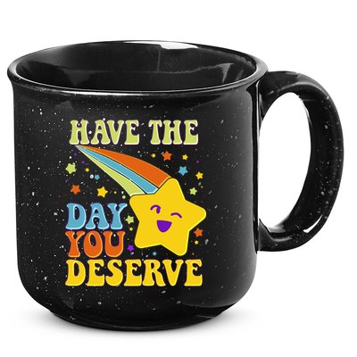 Funny Sarcastic Retro Shooting Star 15oz Campfire Ceramic Mug