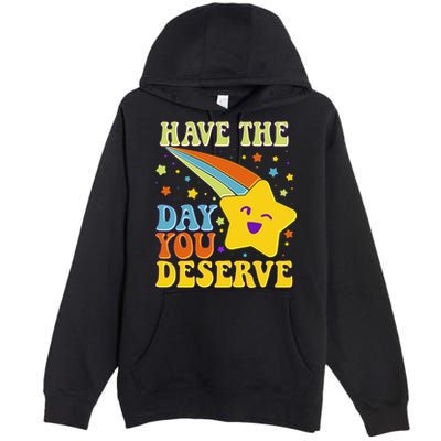 Funny Sarcastic Retro Shooting Star Premium Pullover Hoodie