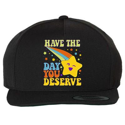 Funny Sarcastic Retro Shooting Star Wool Snapback Cap