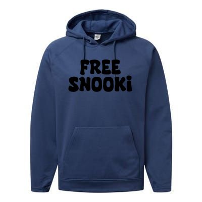 Free Snooki Retro Vintage Free Snooki Performance Fleece Hoodie