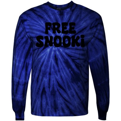 Free Snooki Retro Vintage Free Snooki Tie-Dye Long Sleeve Shirt