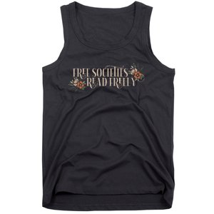 Free Societies Read Freely Read Banned Books Librarians Tank Top