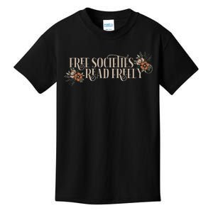 Free Societies Read Freely Read Banned Books Librarians Kids T-Shirt