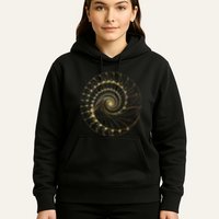 Fibonacci Spiral Ratio Mathematicians Sacred Geometry Hoodie