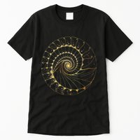 Fibonacci Spiral Ratio Mathematicians Sacred Geometry Tall T-Shirt