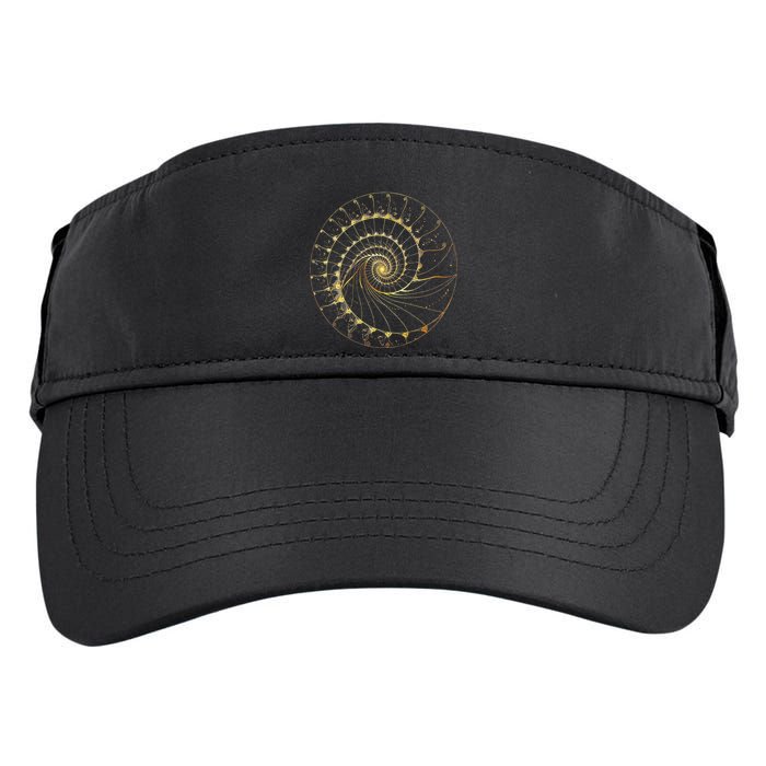 Fibonacci Spiral Ratio Mathematicians Sacred Geometry Adult Drive Performance Visor