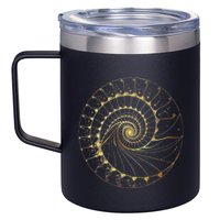 Fibonacci Spiral Ratio Mathematicians Sacred Geometry 12oz Stainless Steel Coffee Mug