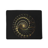Fibonacci Spiral Ratio Mathematicians Sacred Geometry Mousepad