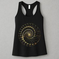 Fibonacci Spiral Ratio Mathematicians Sacred Geometry Womens Tank Top