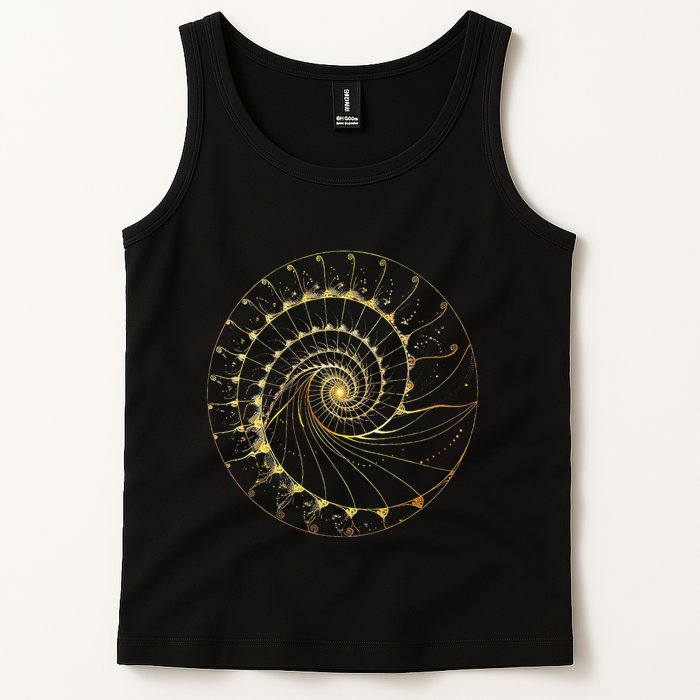 Fibonacci Spiral Ratio Mathematicians Sacred Geometry Tank Top